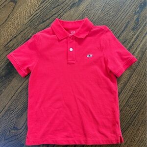 Vineyard Vines, red polo size 5